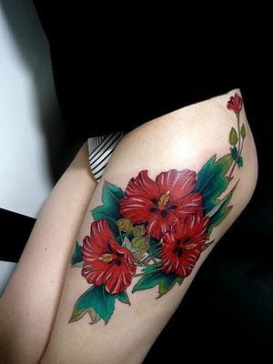 Thigh Tattoos on Amazing Latest Thigh Tattoos For Girls   Girls Updates