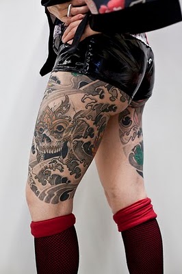 Thigh Tattoos on Latest Thigh Tattoos For Girls Amazing Latest Thigh Tattoos For Girls